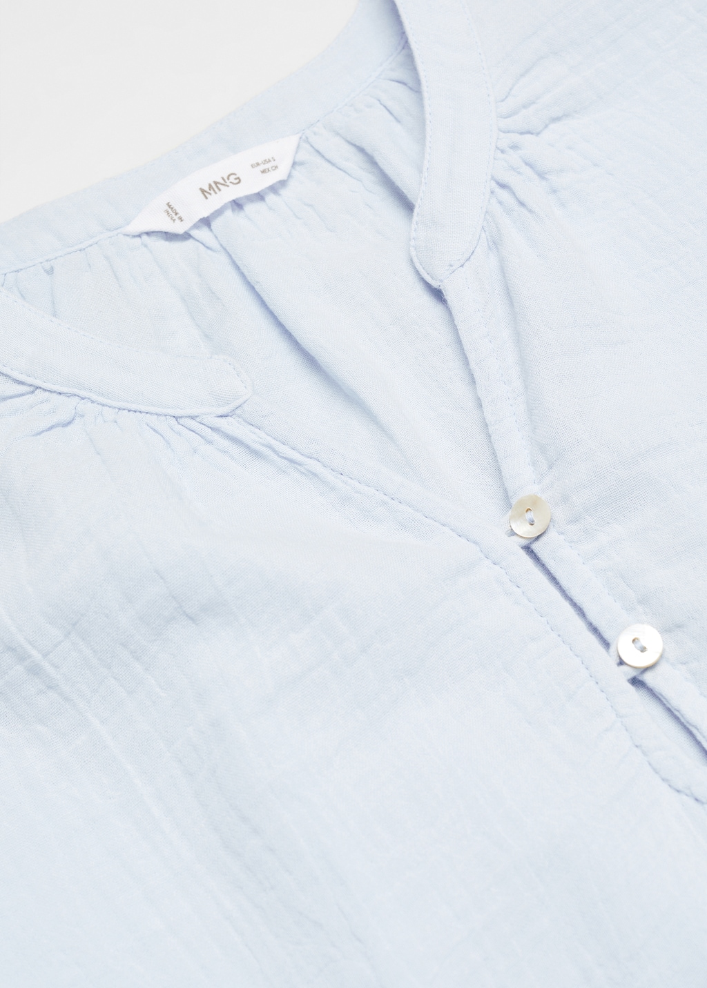 Short cotton pyjamas - Details of the article 0