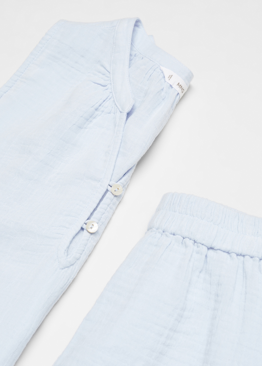 Short cotton pyjamas - Details of the article 8