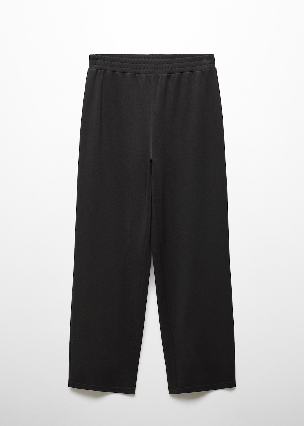 Straight-fit trousers with elastic waist - Article without model