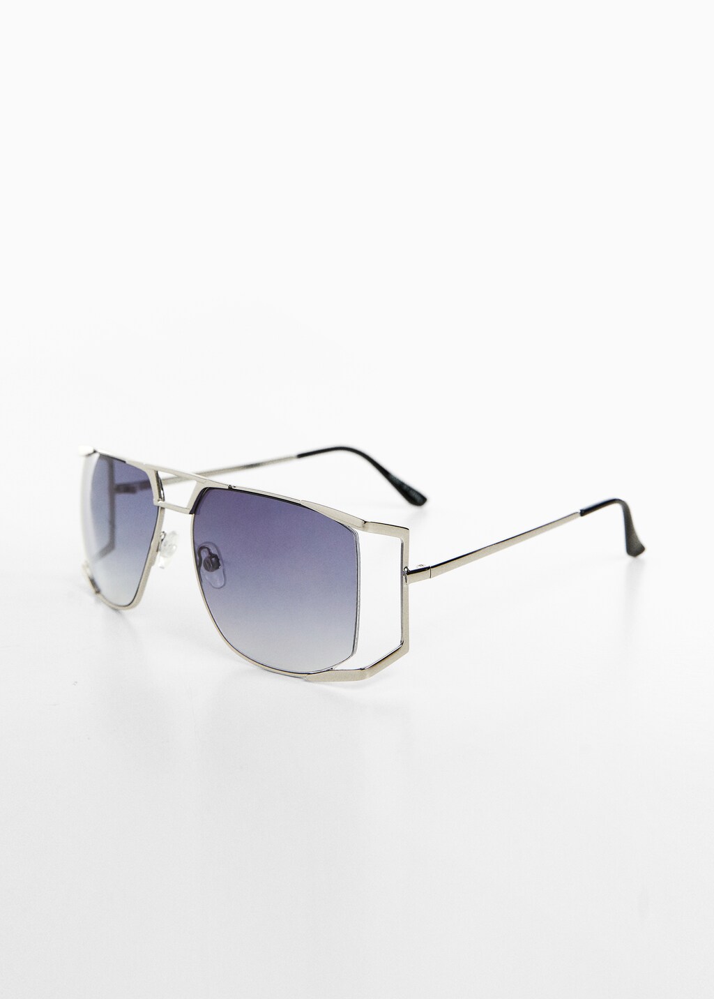 Metallic frame sunglasses - Medium plane