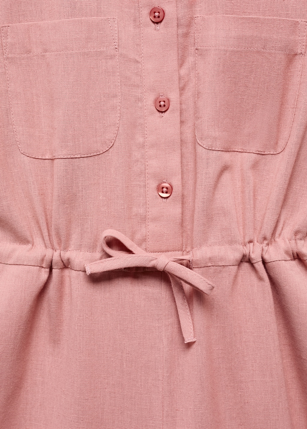 Bow linen jumpsuit - Details of the article 8