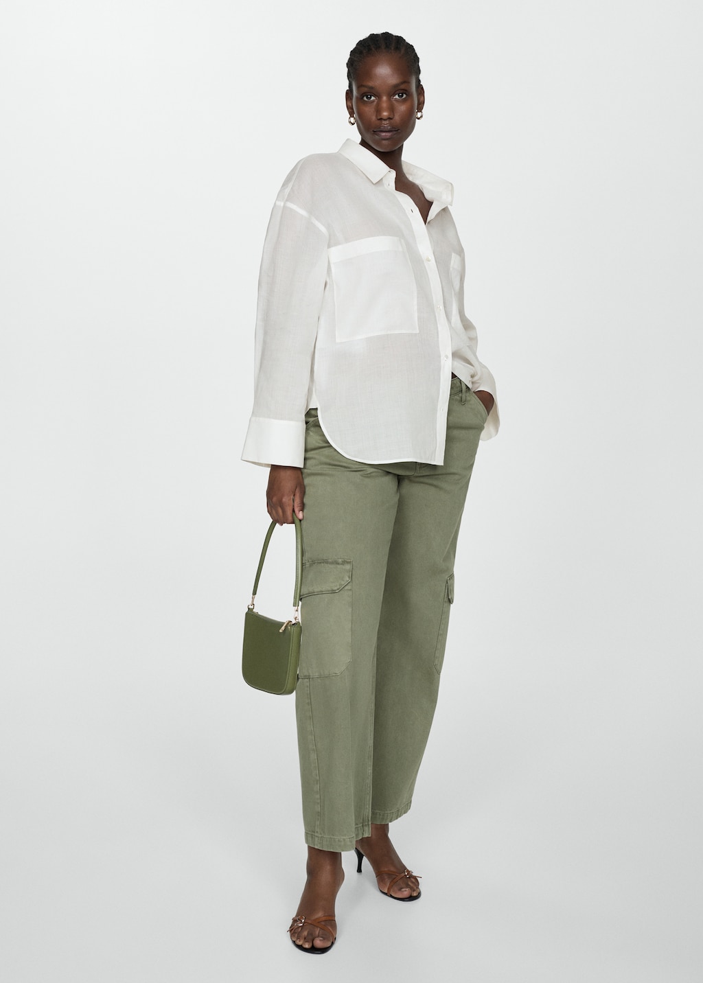 Ramie shirt with pockets - Details of the article 3