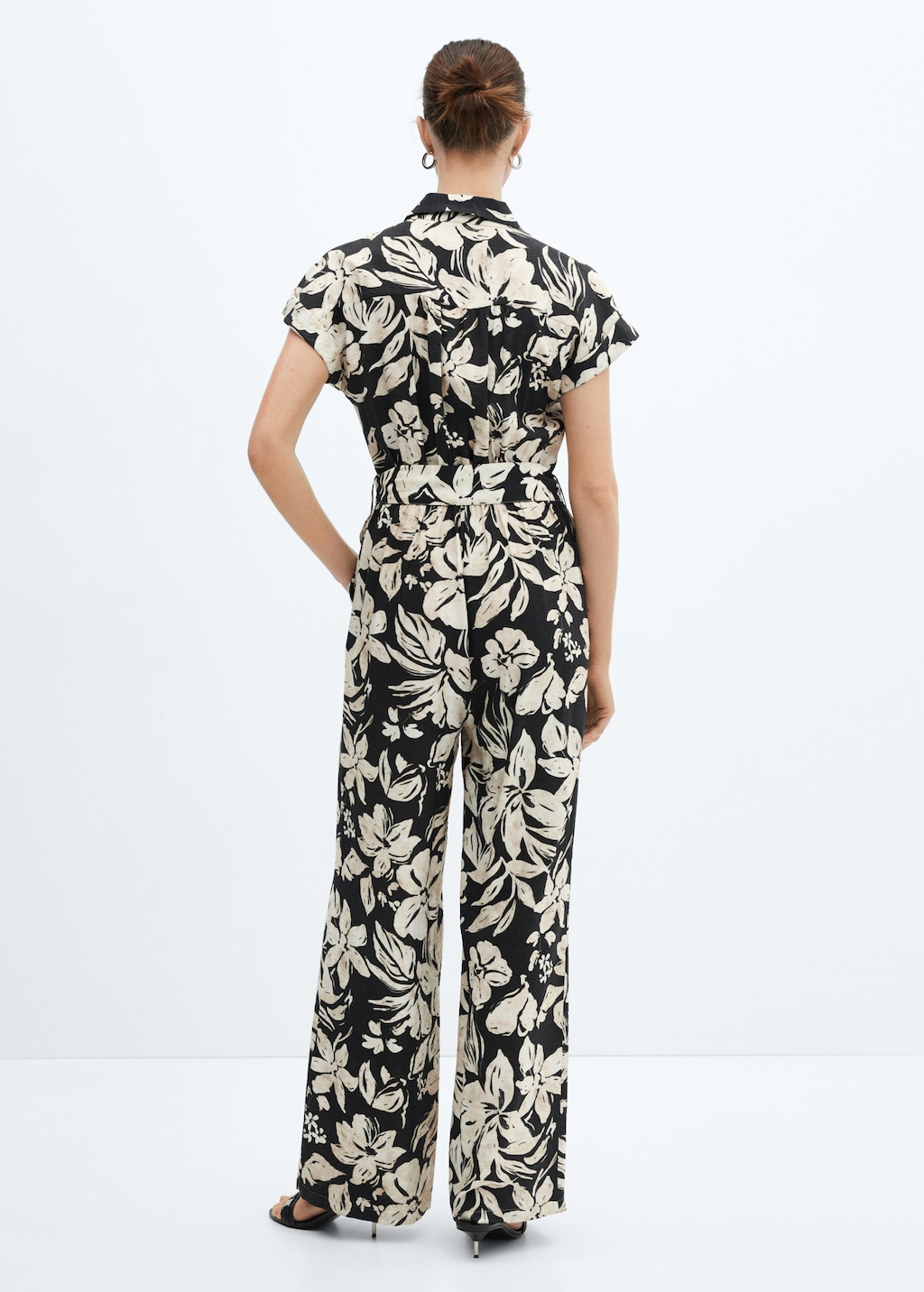 Floral print jumpsuit - Reverse of the article