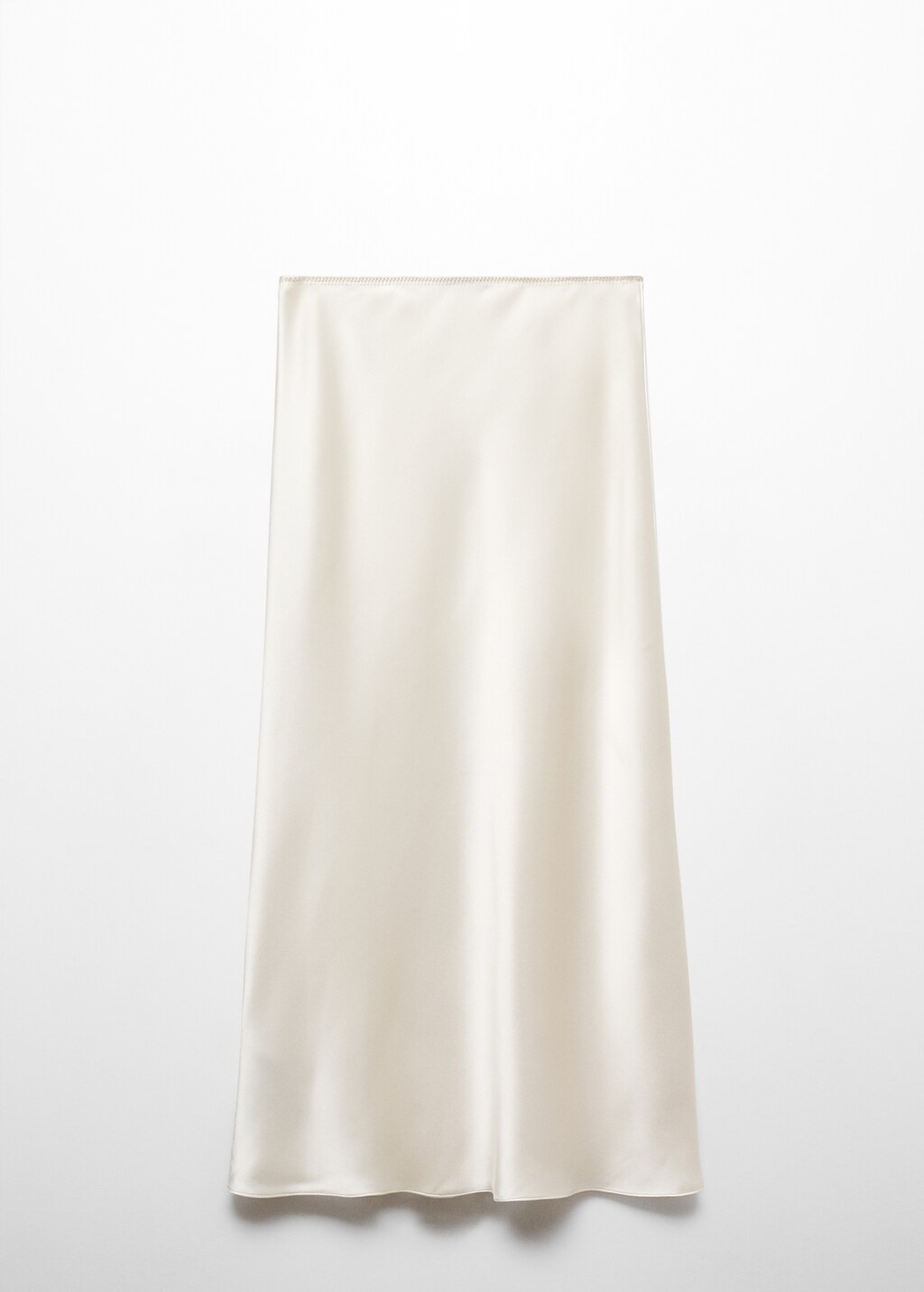 Midi satin skirt - Article without model