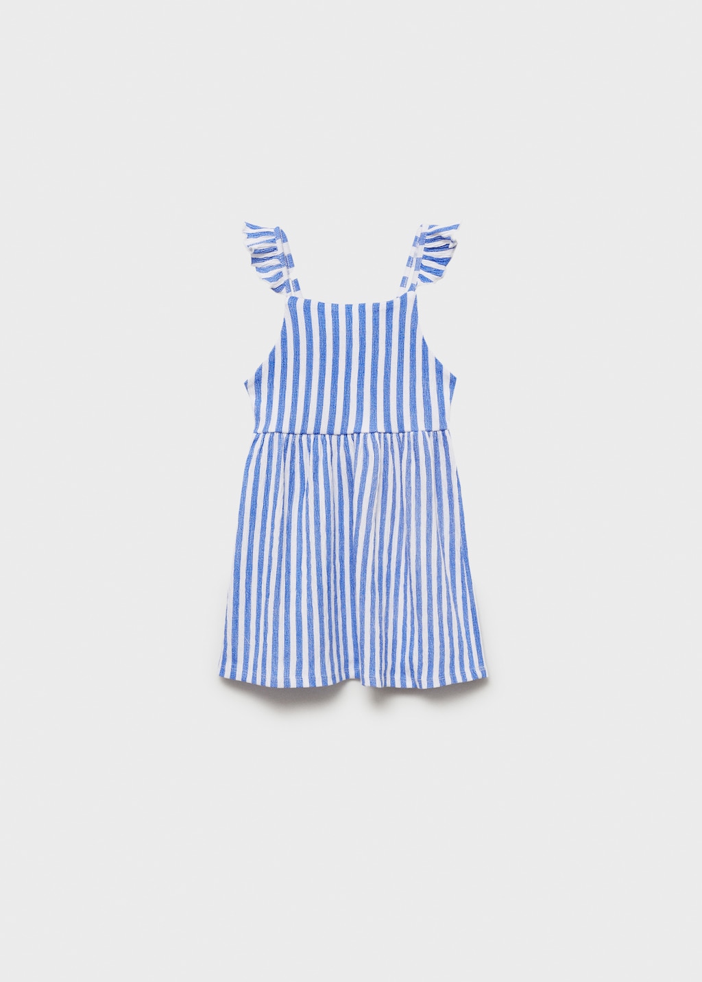 Striped ruffle dress - Article without model