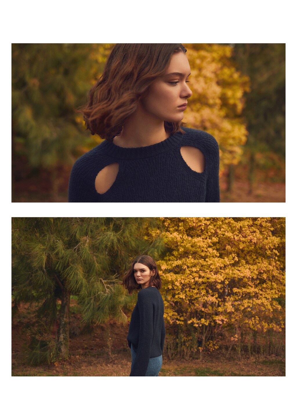 Neck cut-out sweater - Details of the article 6