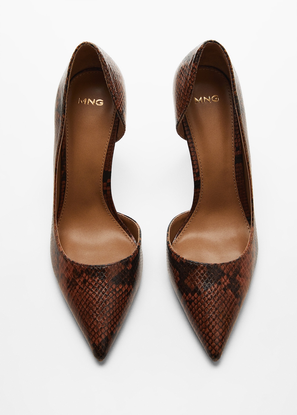 Animal print effect heel shoe - Details of the article 5