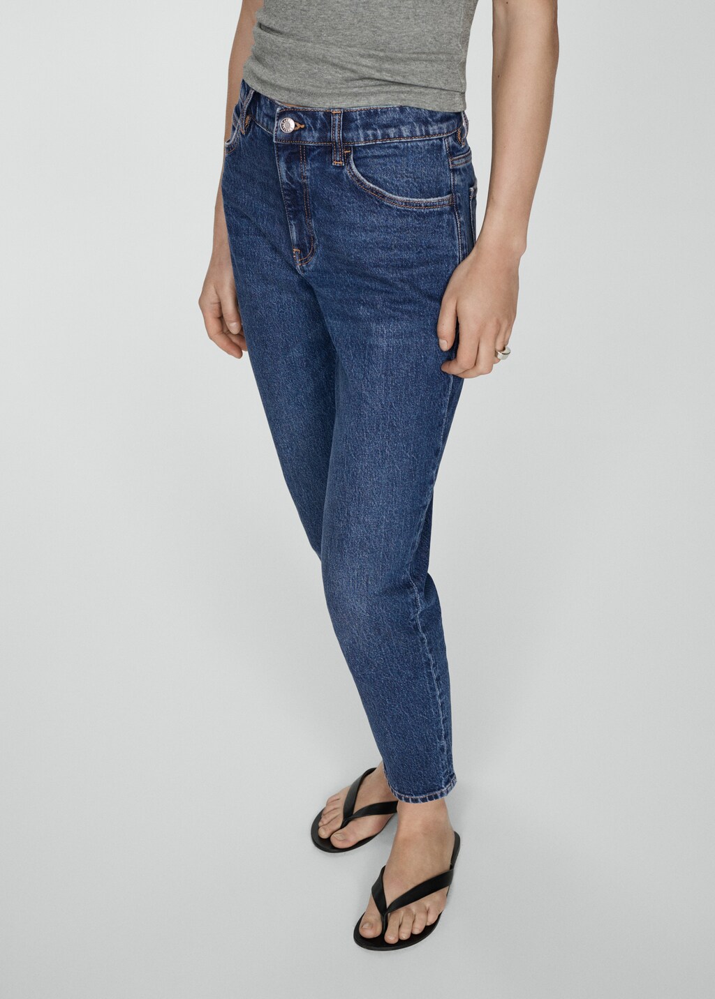 Newmom comfort high-rise jeans - Medium plane