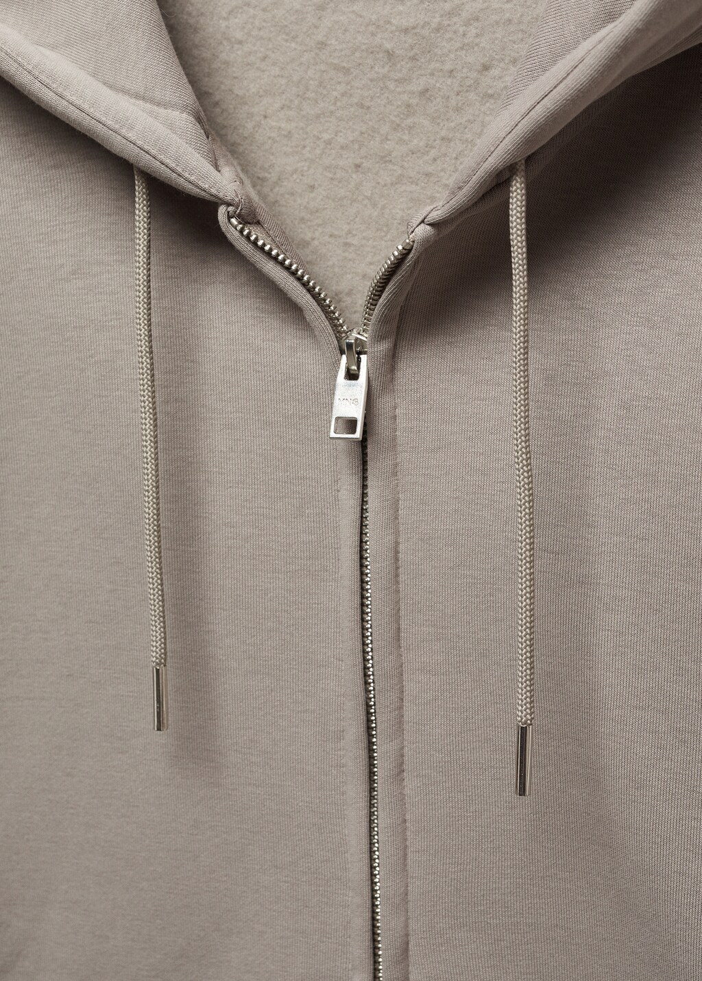 Cotton zip-up hoodie - Details of the article 8