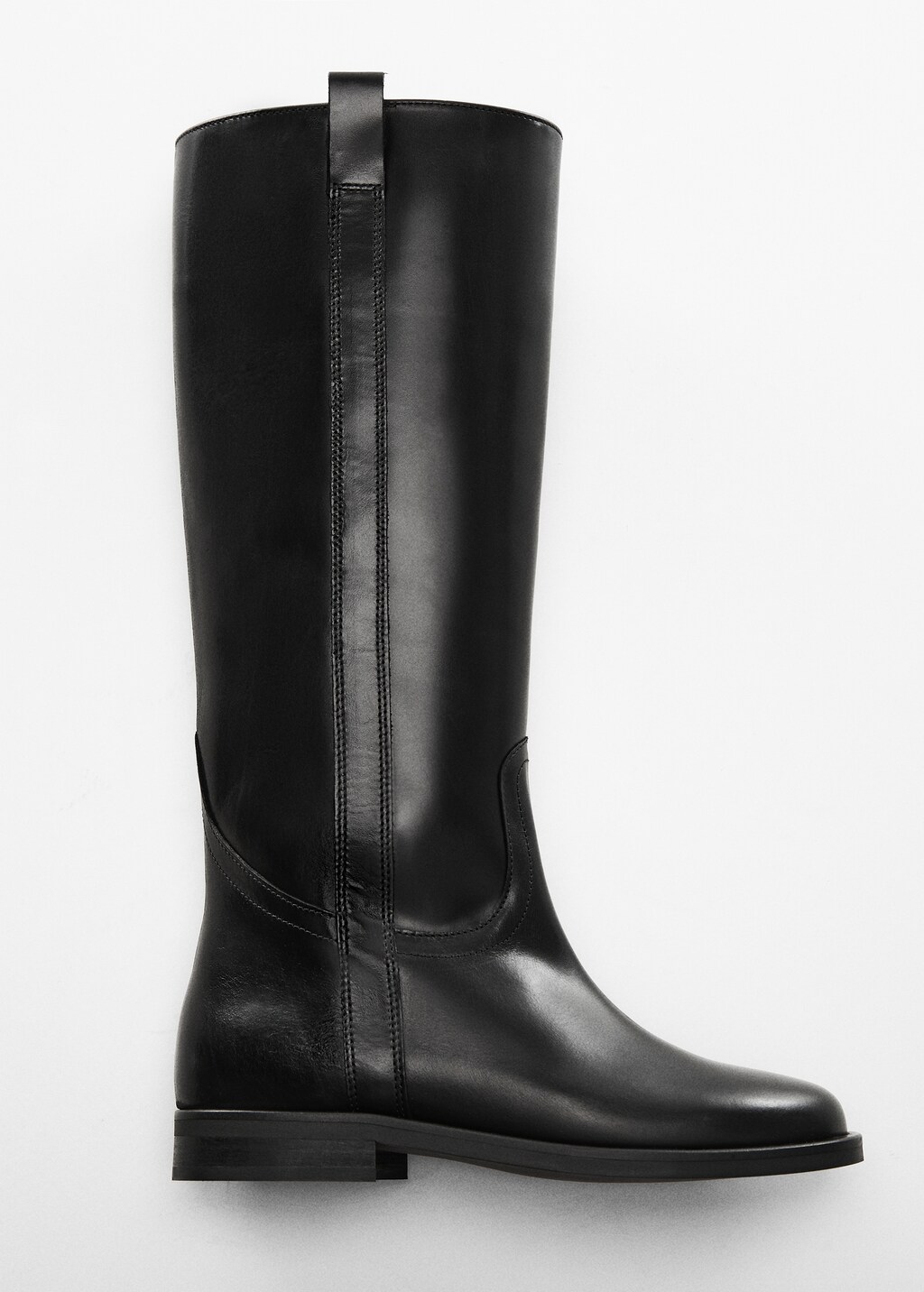 Leather high leg boots Women MANGO OUTLET USA