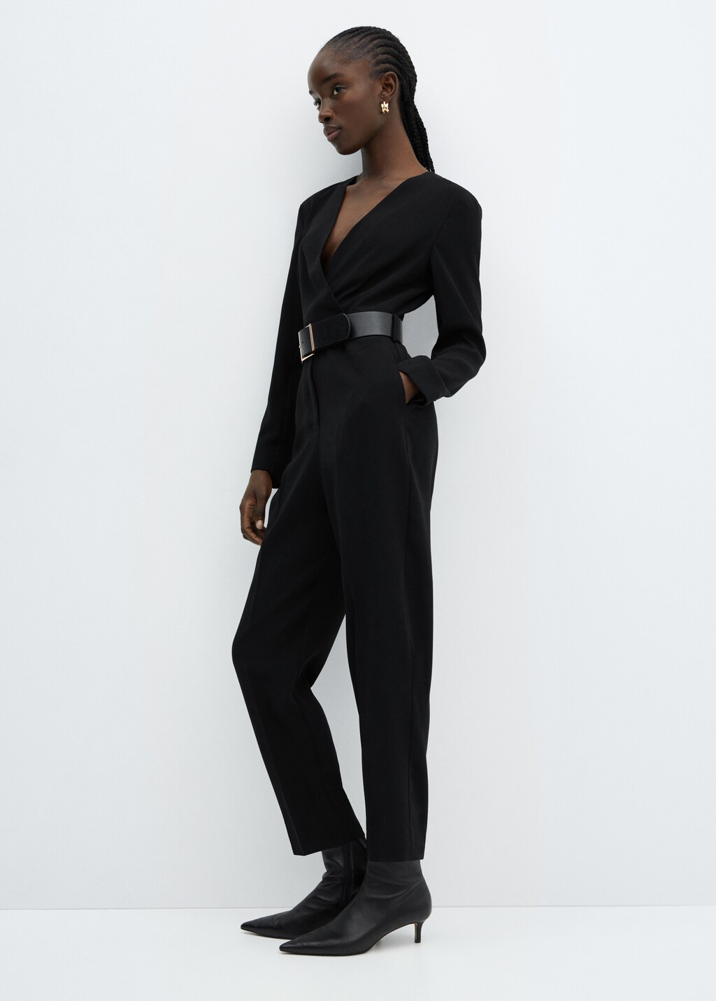 Belt wrap jumpsuit - Details of the article 2