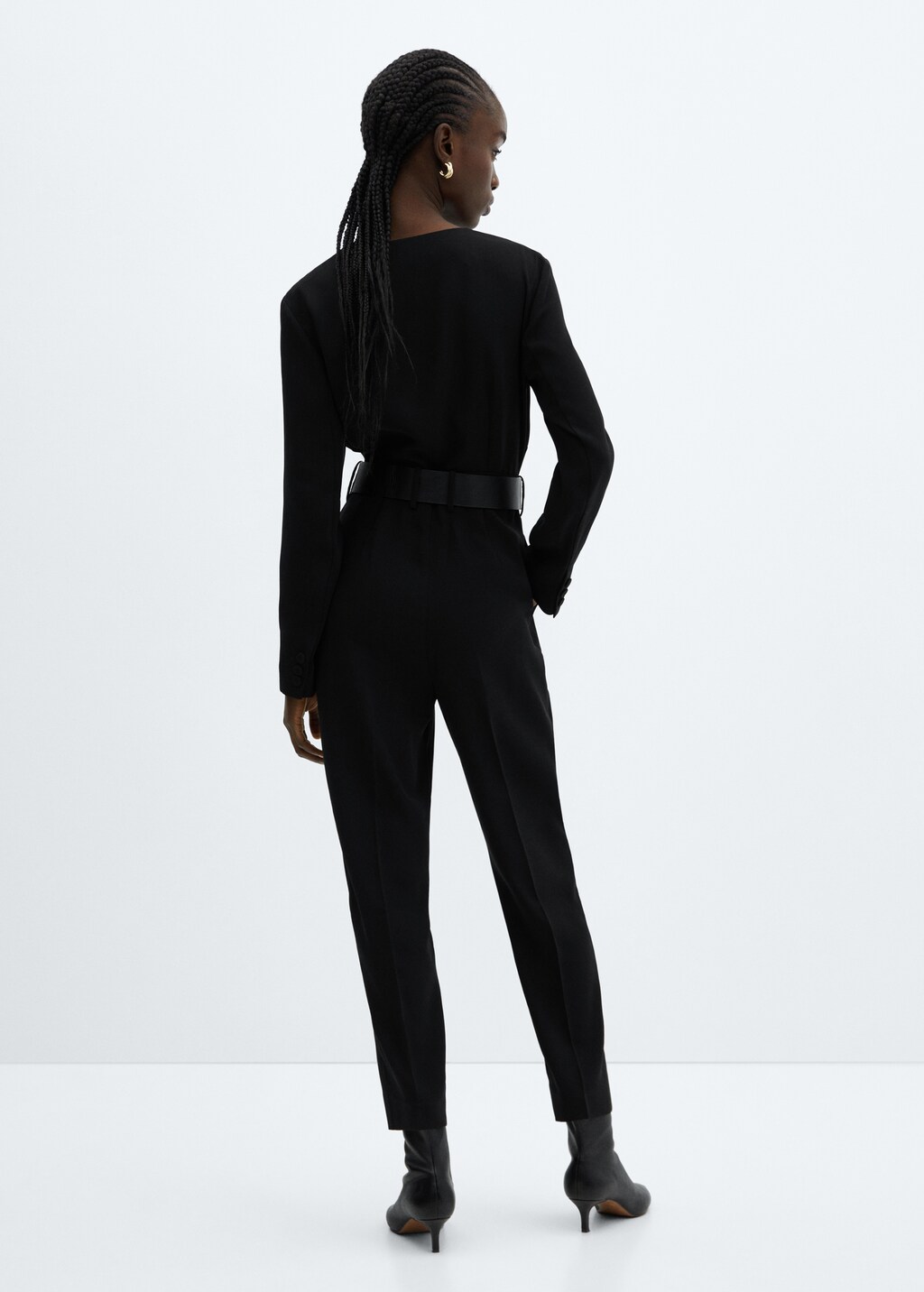 Belt wrap jumpsuit - Reverse of the article