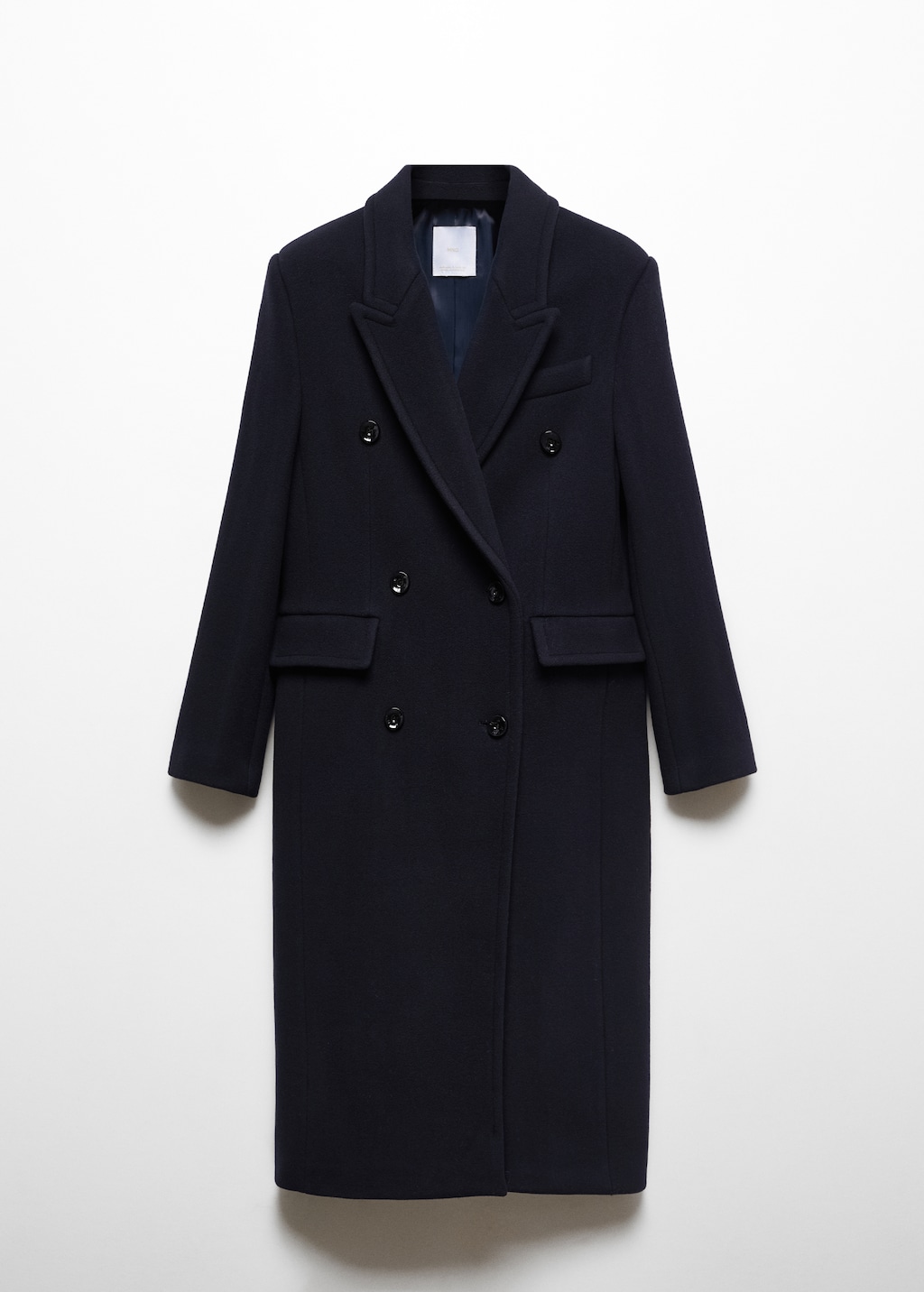 Zara Manteco black purchases wool coat