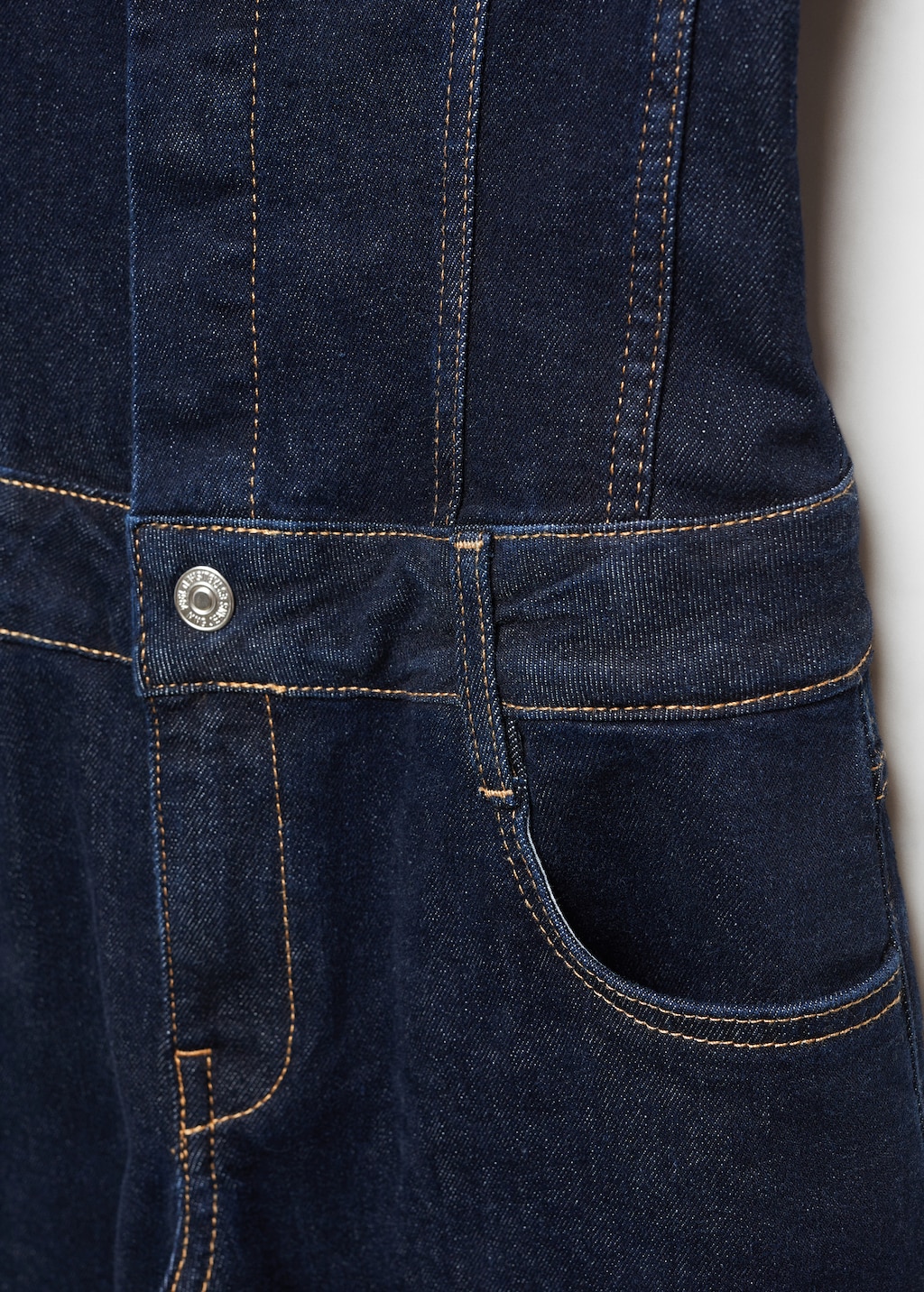 Schulterfreier Jeans-Jumpsuit - Detail des Artikels 8