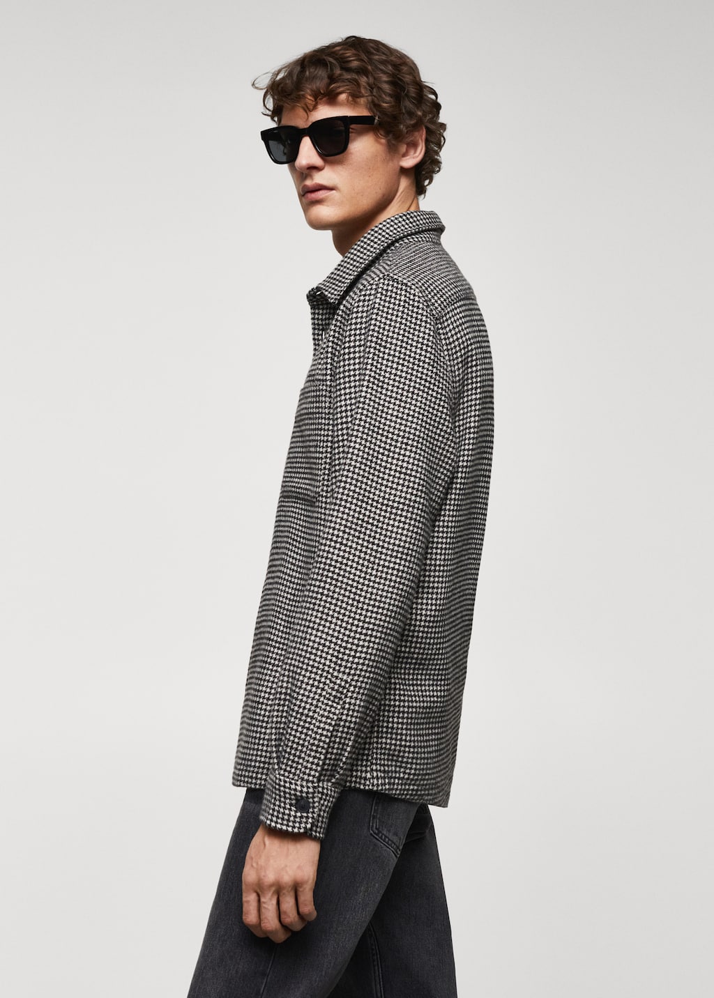 Houndstooth overshirt - Details of the article 2