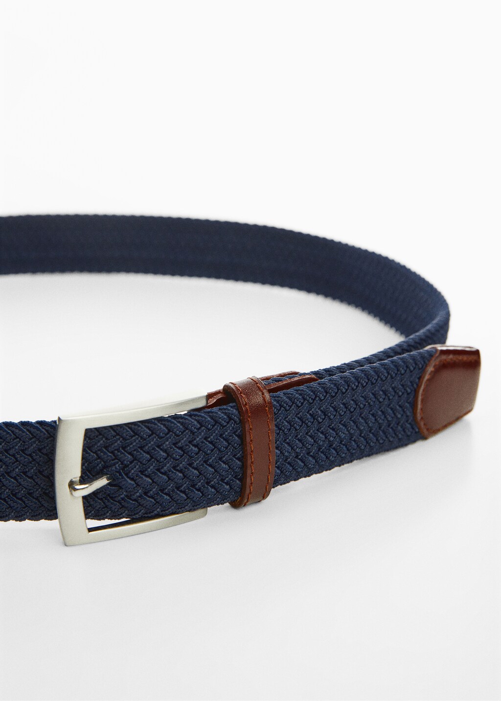 Braided elastic belt - Medium plane