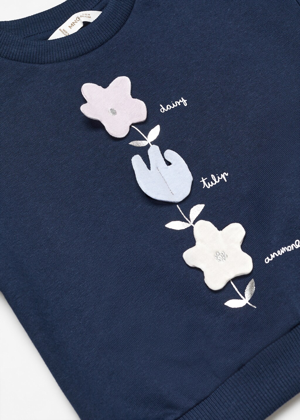 Embroidered drawing sweatshirt - Girls | MANGO OUTLET United Kingdom