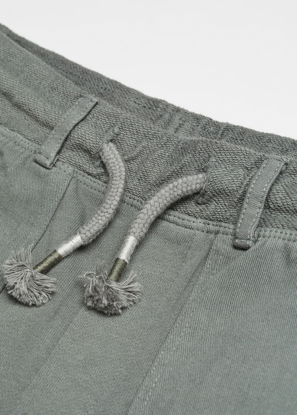 Cotton jogger-style trousers - Details of the article 8