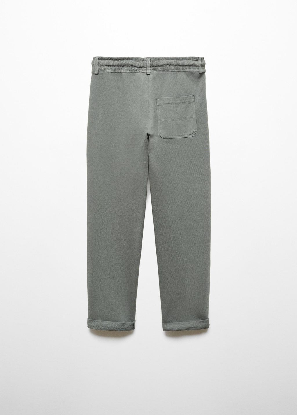 Cotton jogger-style trousers - Reverse of the article