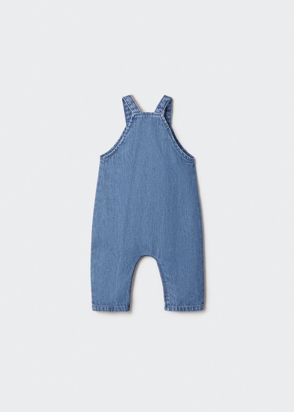 Denim dungarees - Reverse of the article