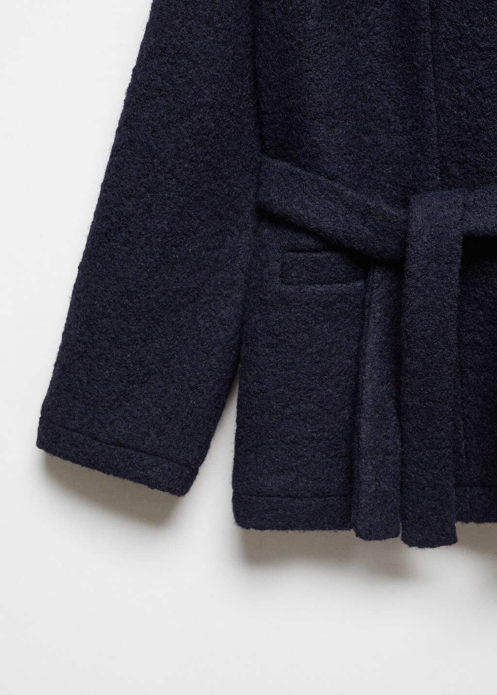 Wool-blend jacket with belt - Details of the article 8