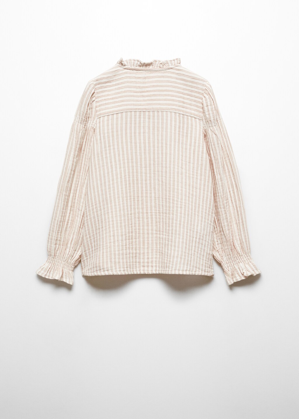 Striped cotton shirt - Reverse of the article