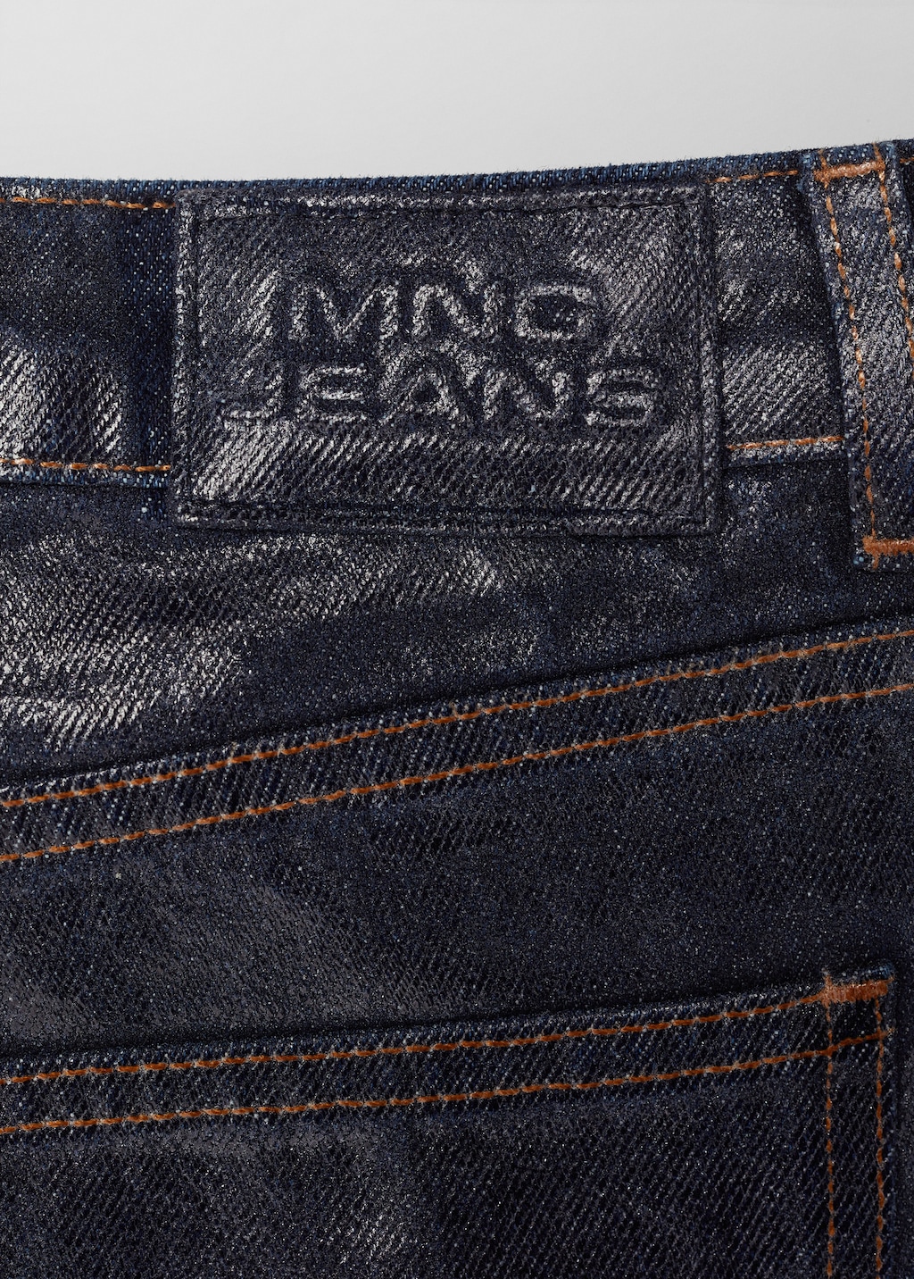 Straight foil jeans - Details of the article 9