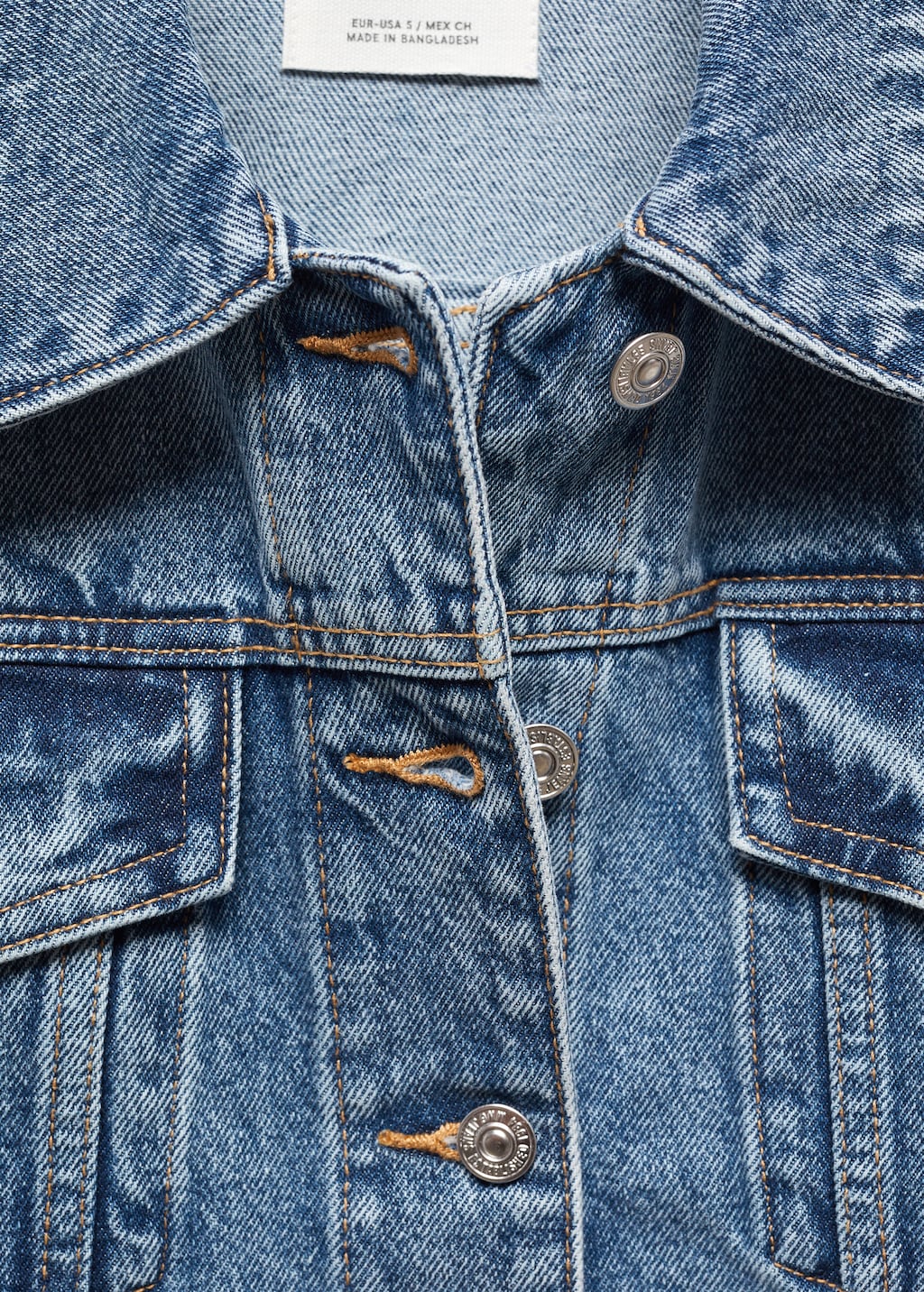 Oversized denim gilet - Details of the article 8