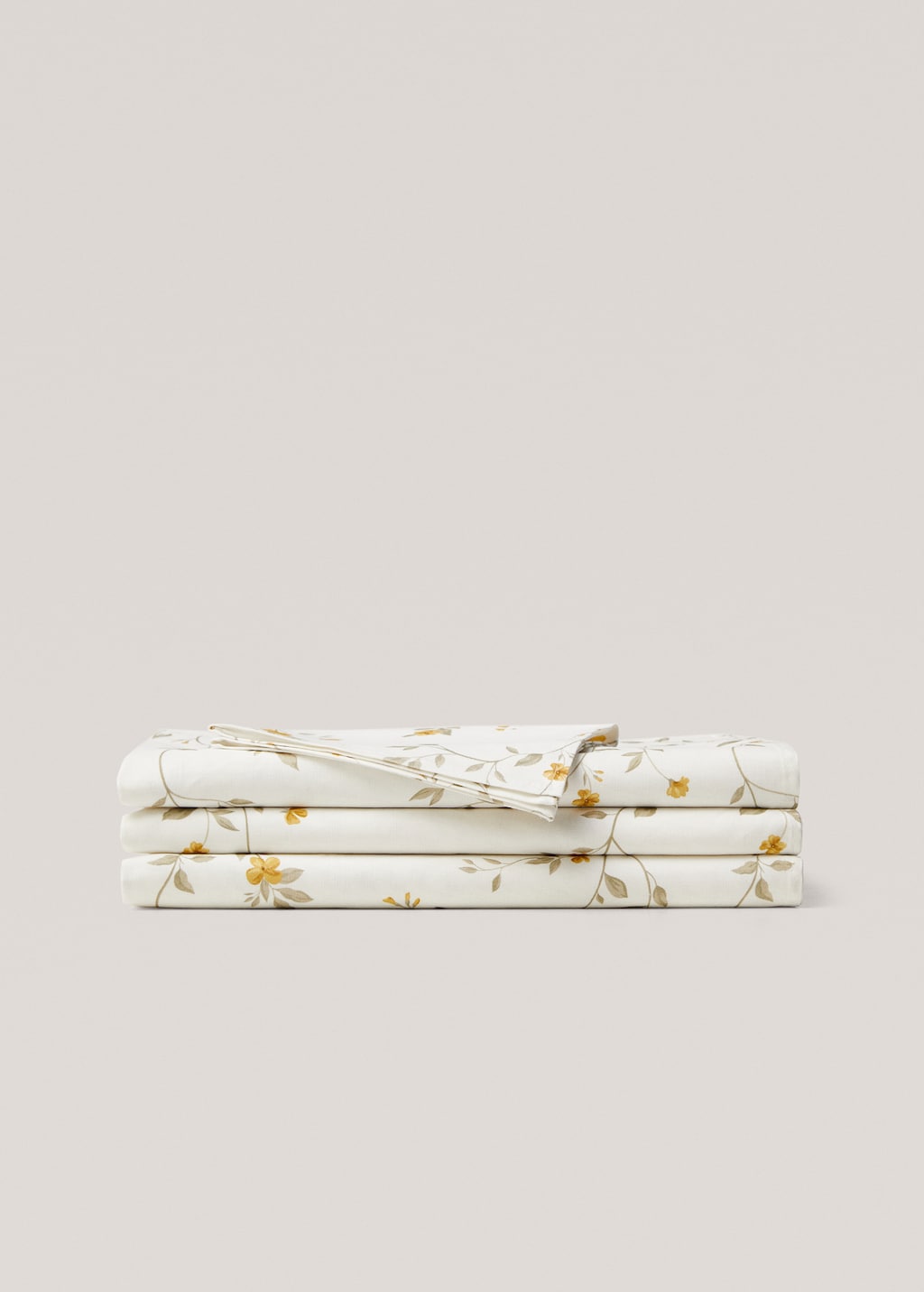 Floral-print cotton napkin - Details of the article 3