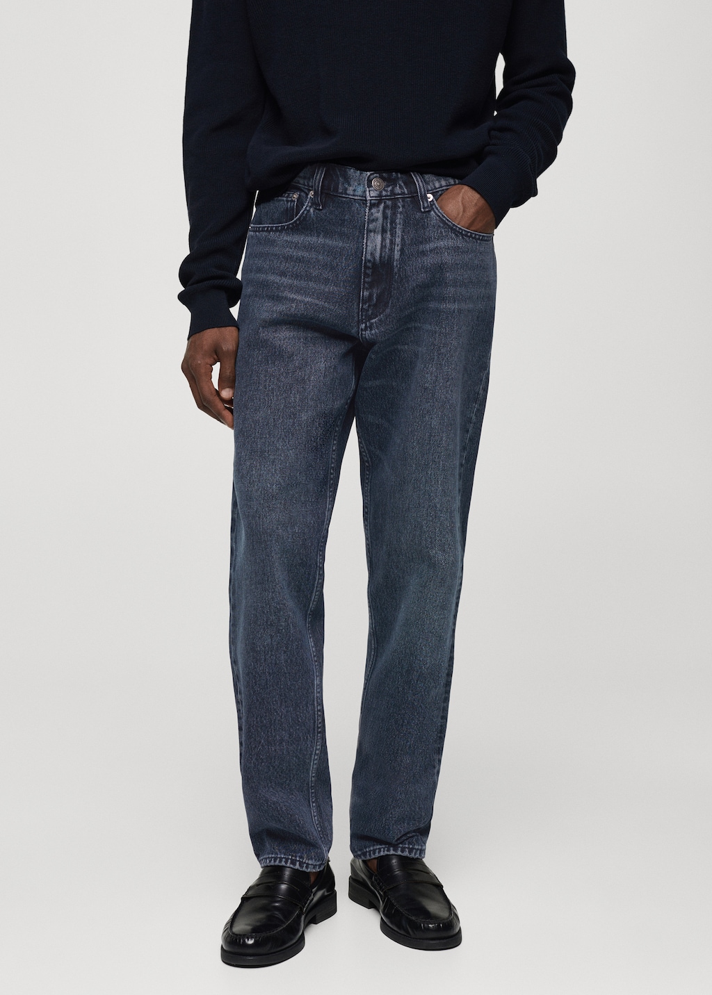 Bob straight-fit jeans - Medium plane