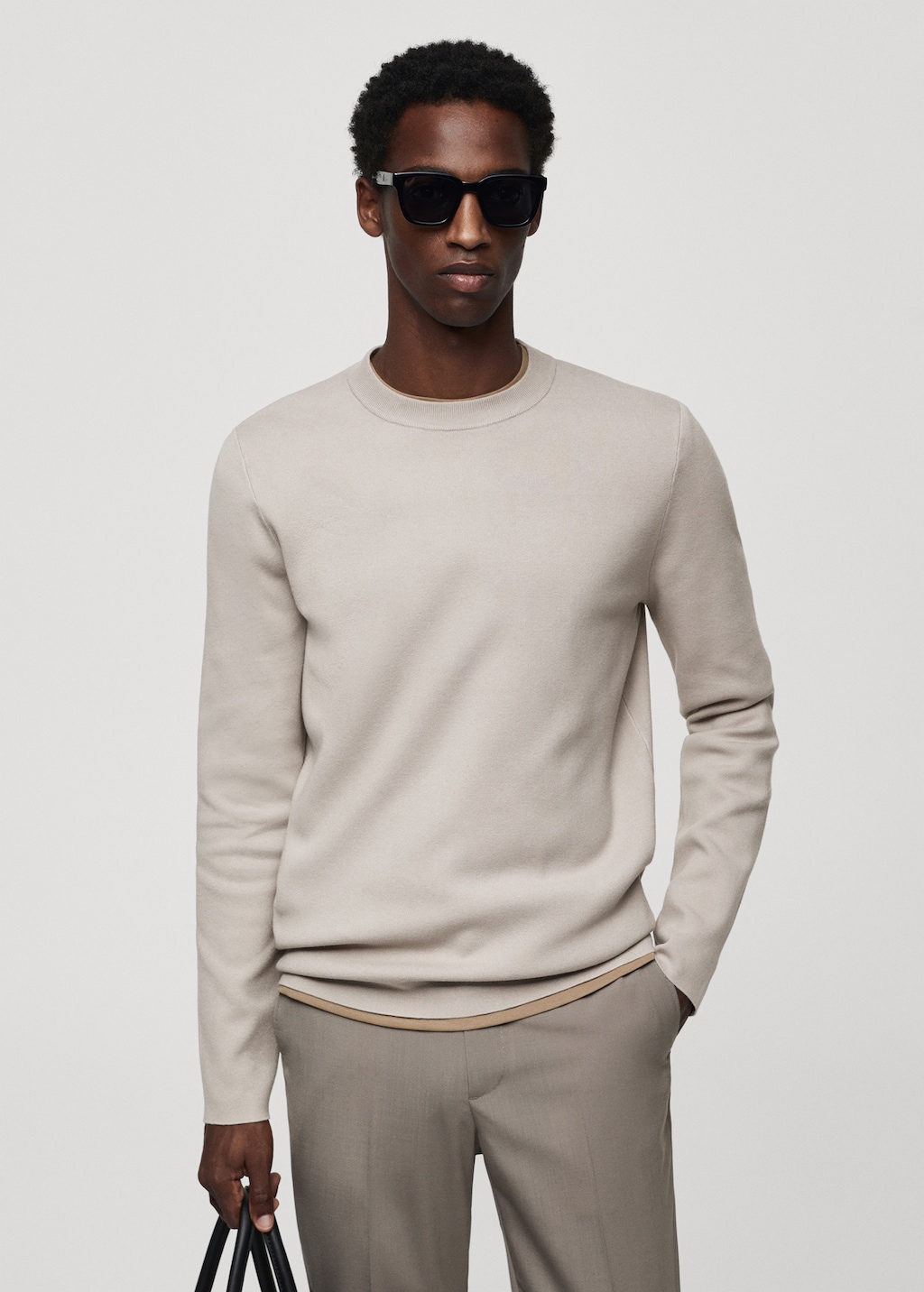 Thermoregulating fine-knit sweater - Medium plane