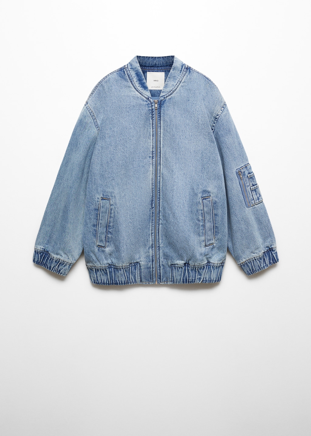 Denim bomber jacket - Article without model