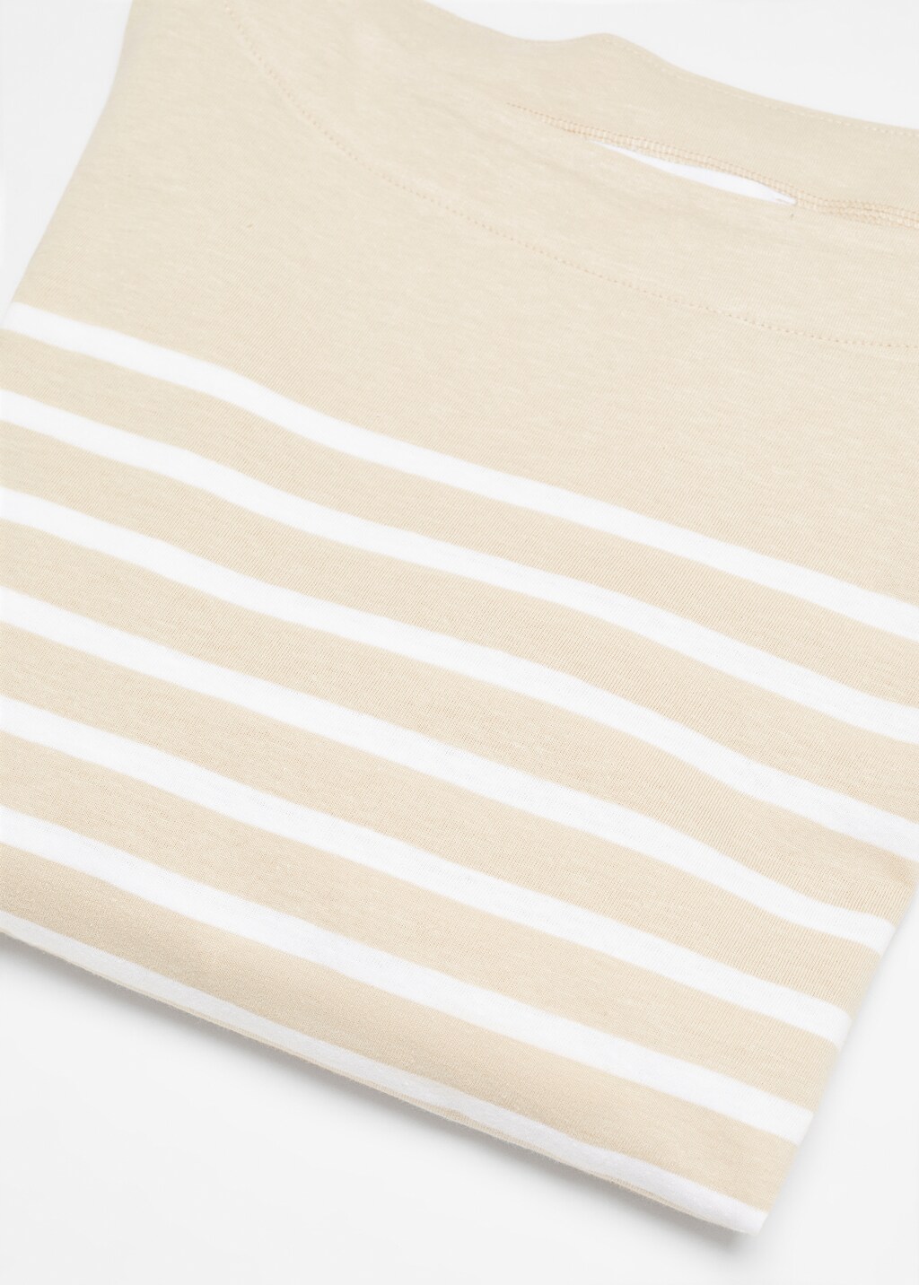 Striped boat-neck t-shirt - Details of the article 8