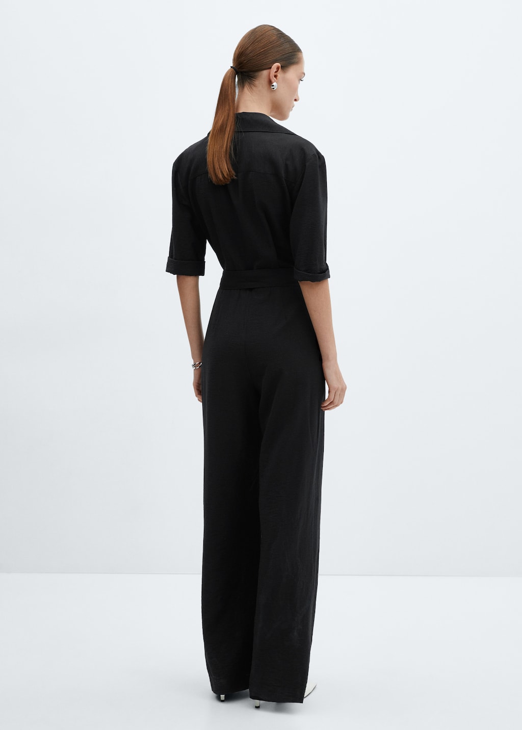 Belt long jumpsuit - Reverse of the article