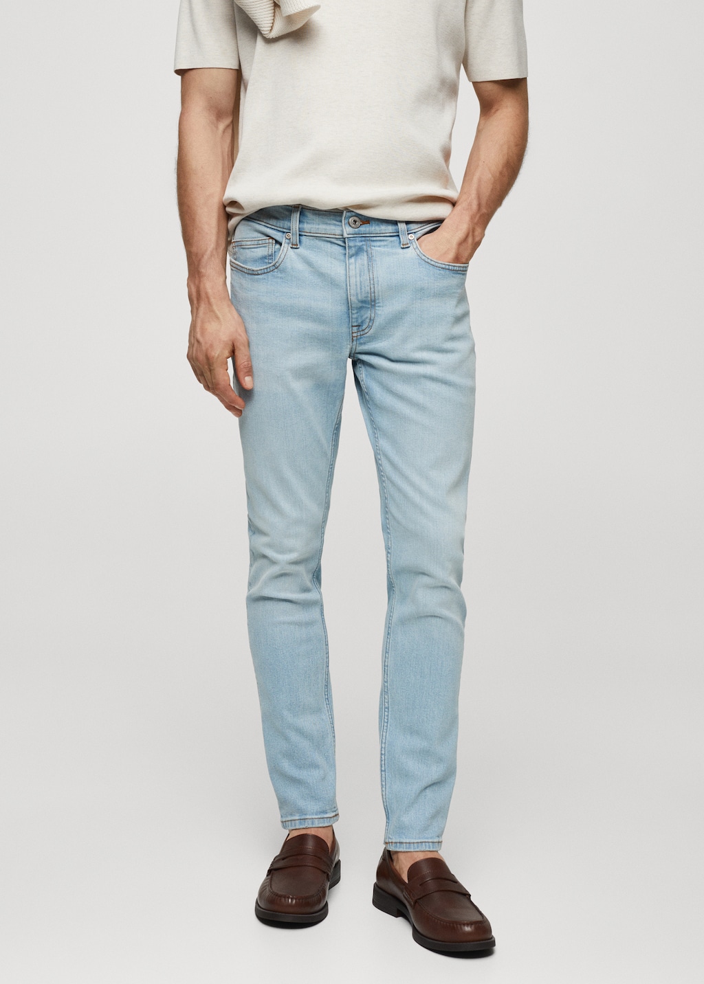 Skinny-fit jeans - Medium plane