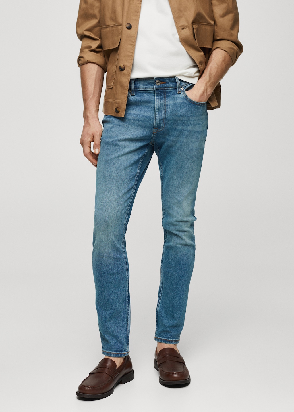 Skinny-fit jeans - Middenvlak