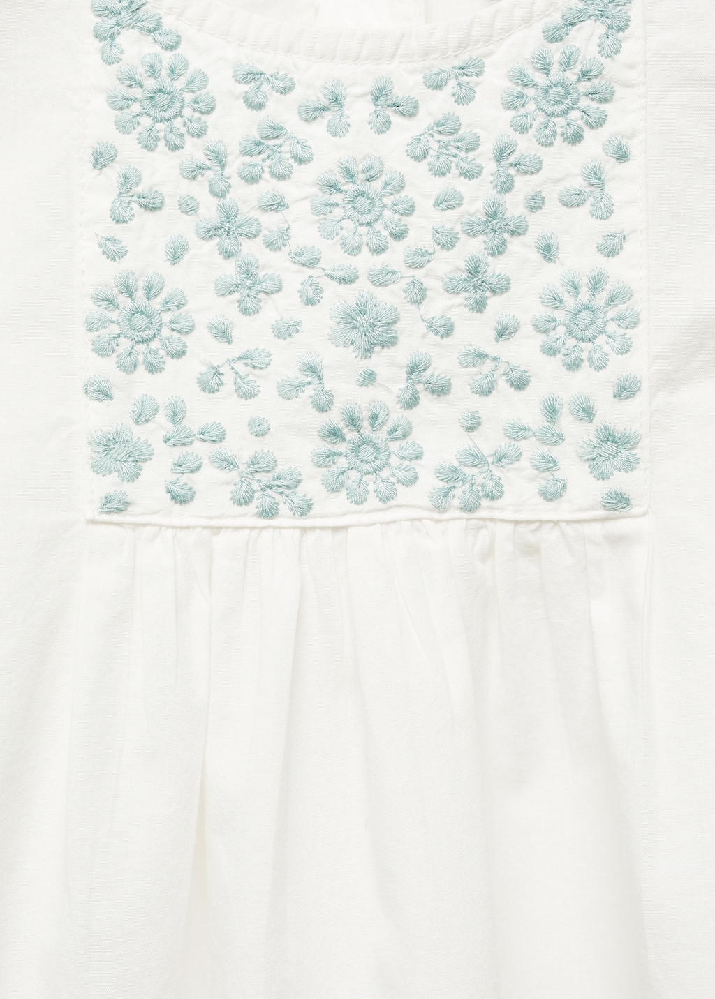 Embroidered cotton blouse - Details of the article 8