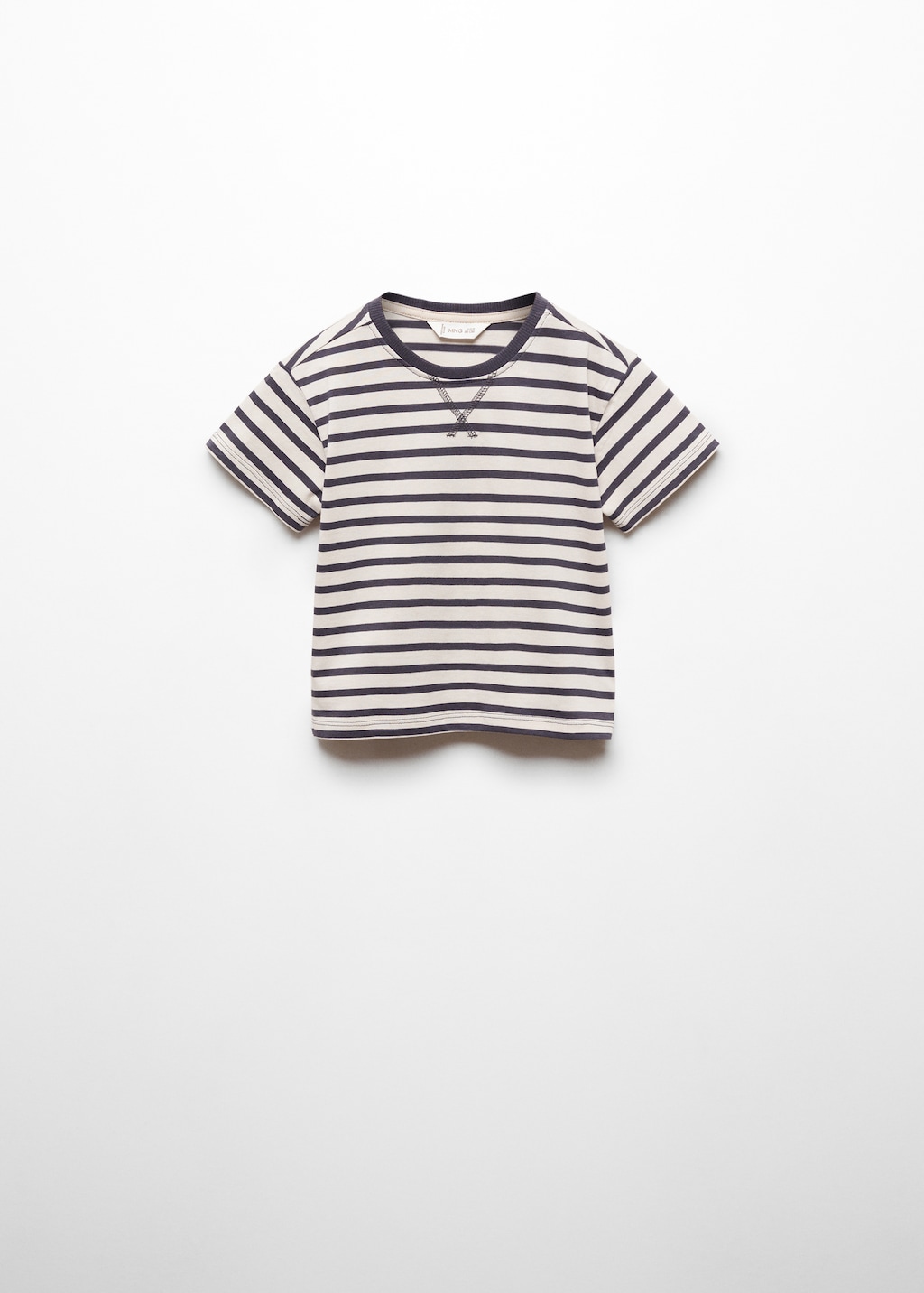 Striped cotton T-shirt - Article without model