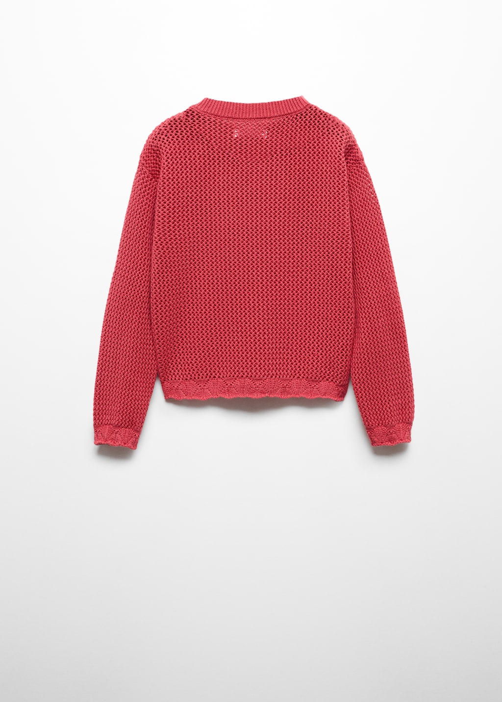 Openwork knit sweater - Reverse of the article