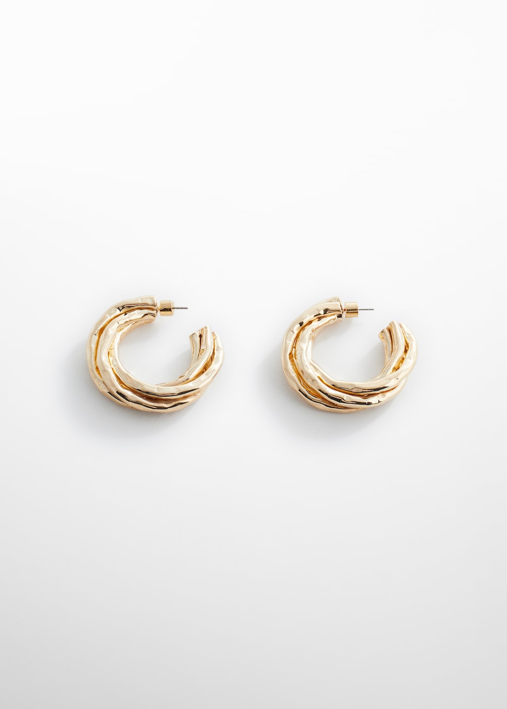 Intertwined hoop earrings - Article without model