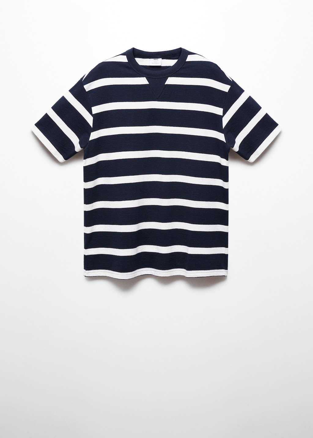 100% cotton stripe-print t-shirt - Article without model