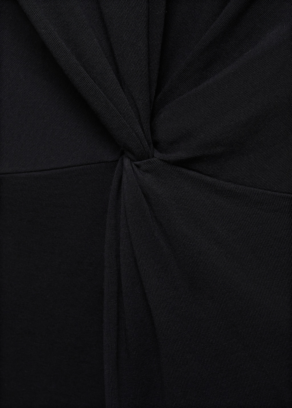 Knotted cotton dress - Details of the article 8