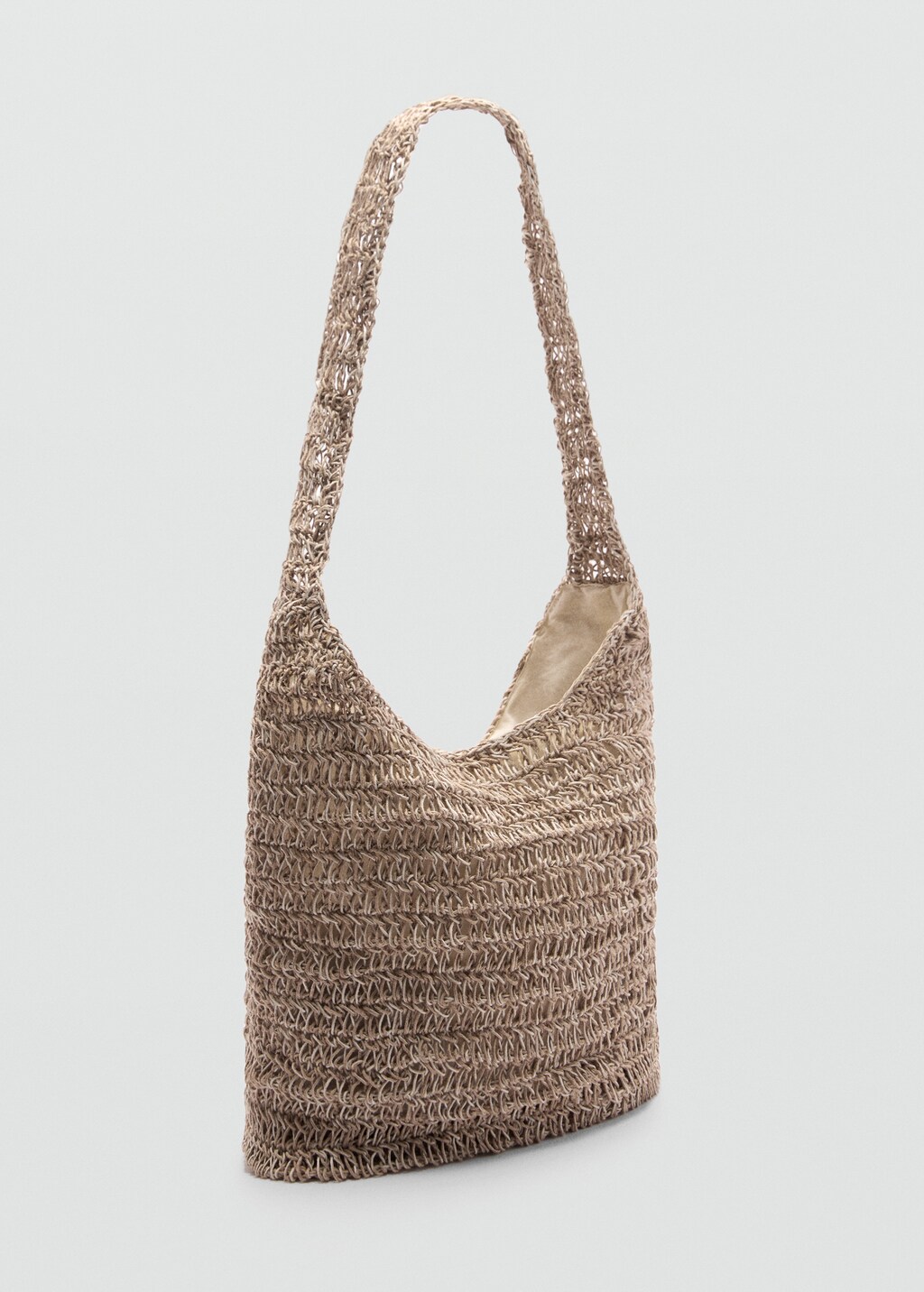 Jute shopper bag - Medium plane