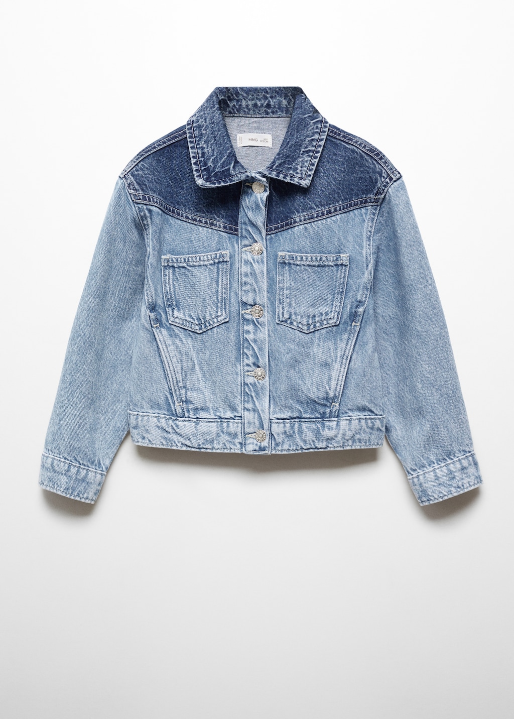 Two-tone denim jacket - Article without model