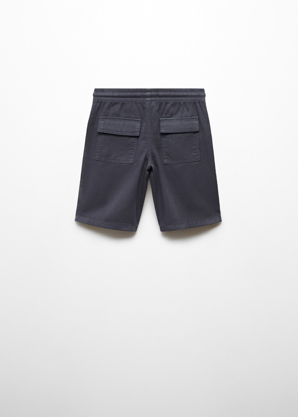 Elastic waist Bermuda shorts - Reverse of the article