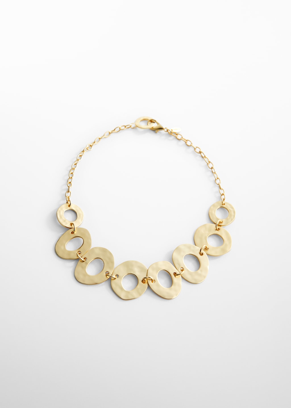 Irregular hoops necklace - Article without model