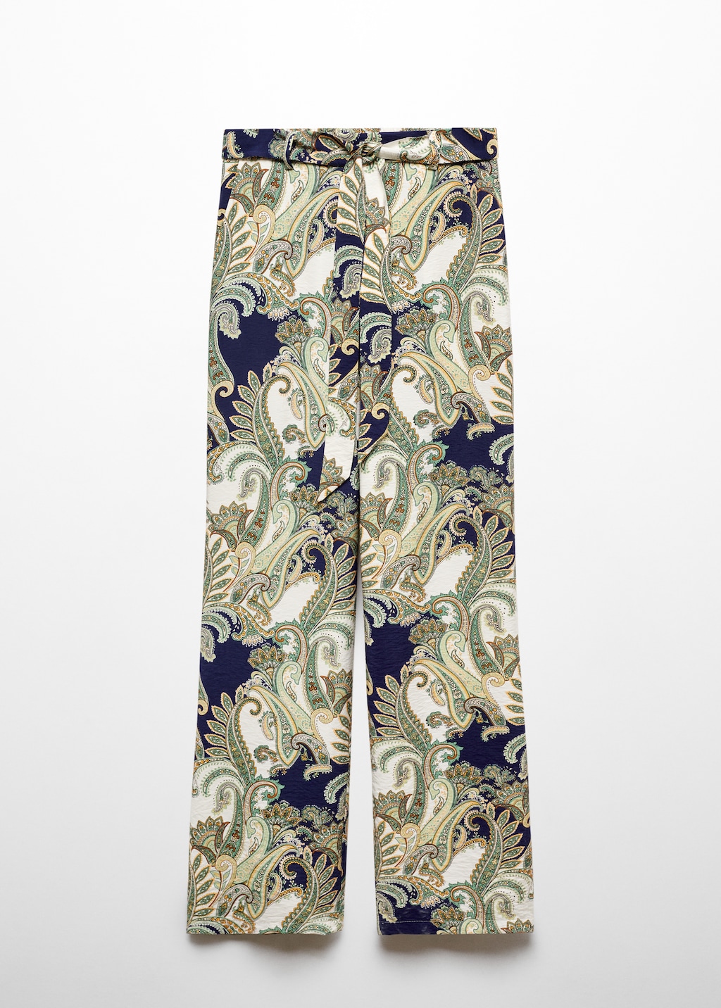 Printed trousers with bow - Article without model