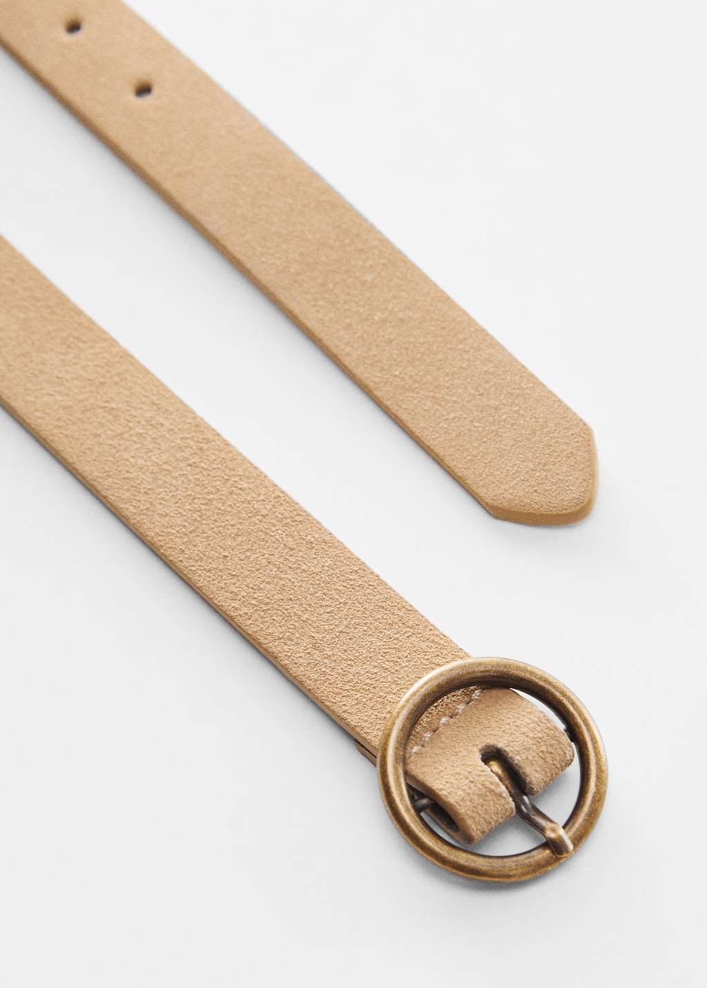 Buckle leather belt - Details of the article 1