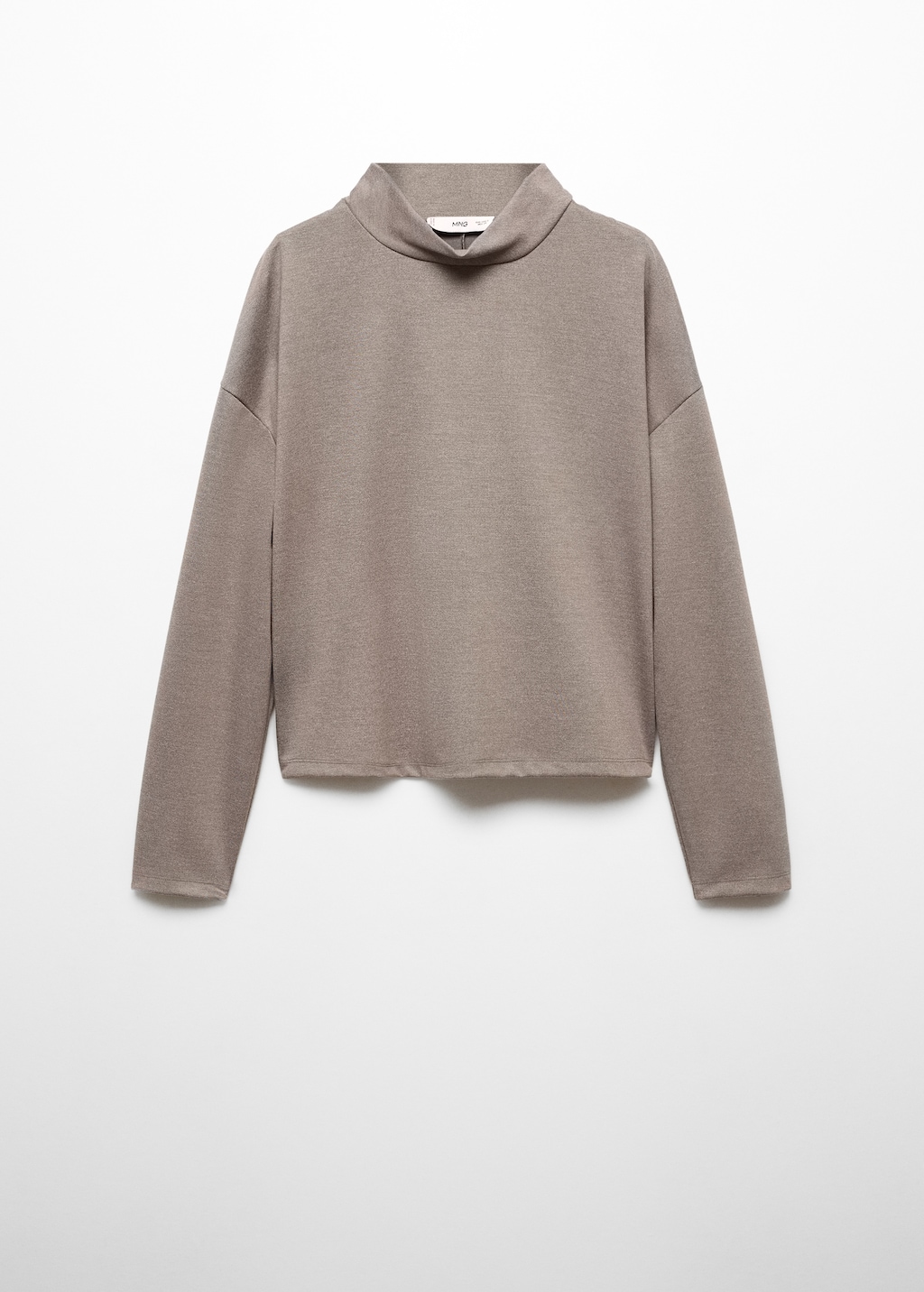 Cowl turtle neck sweatshirt - Article without model