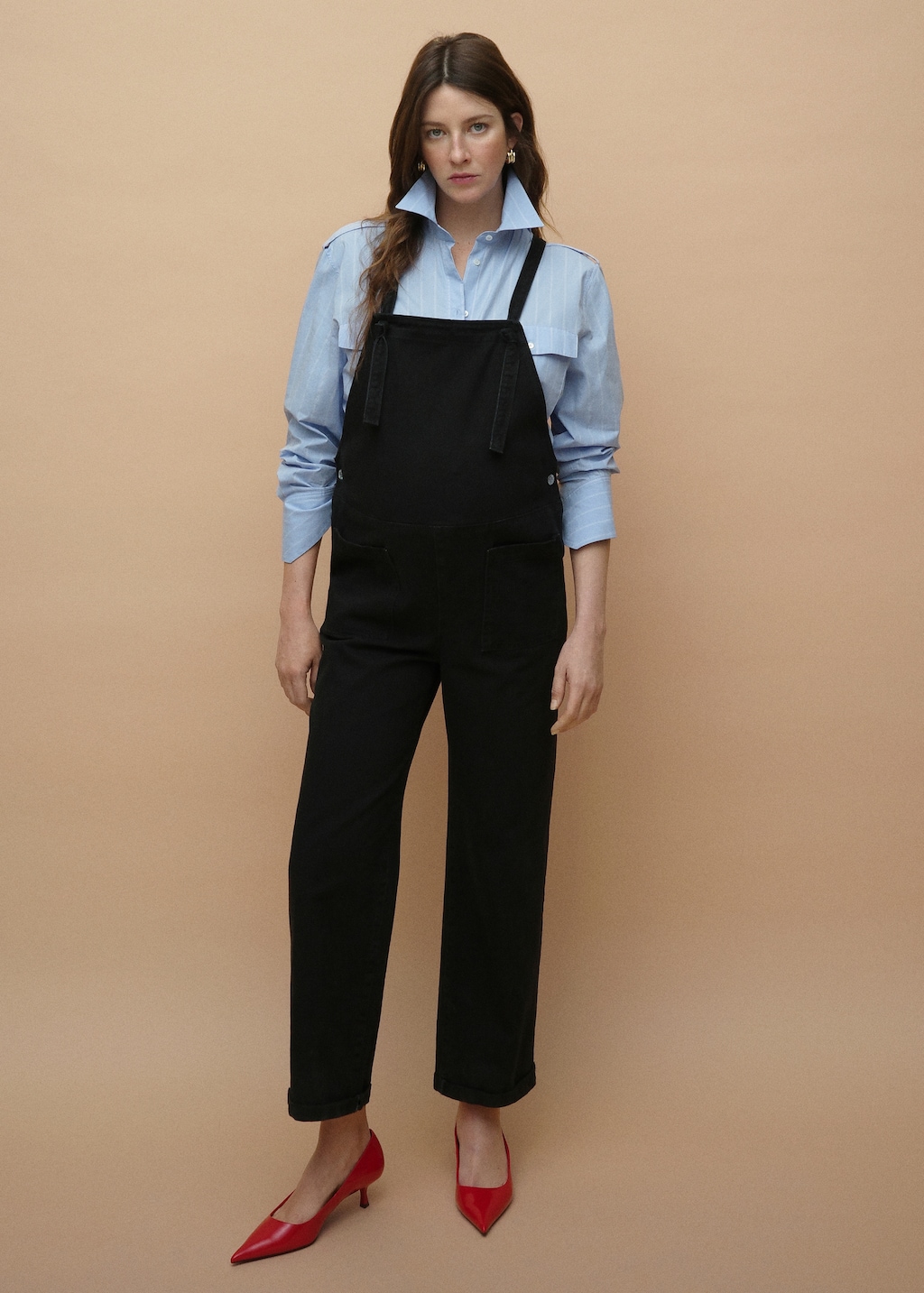 Maternity denim dungarees - Details of the article 6